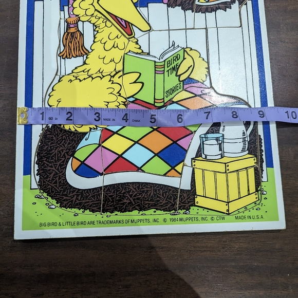 Vintage 1984 Playskool Sesame Street puzzle - Picture 3 of 9